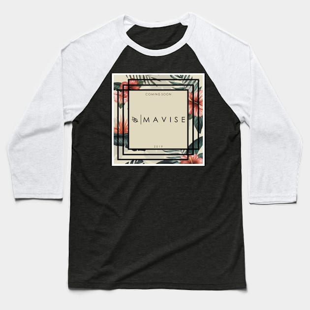 Mavise Background Baseball T-Shirt by Mavise